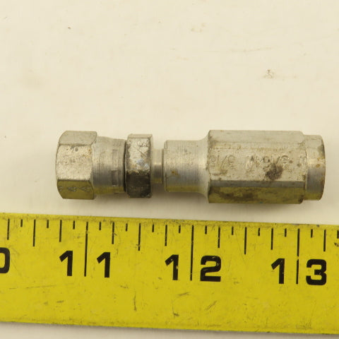 Parker 3/16" ID No Skive Hose x (-4) 7/16-24 Female Swivel Hydraulic Fitting