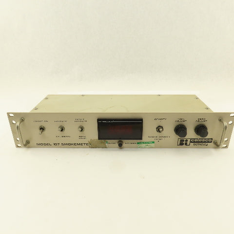 Telonic Berkeley Model 107 Smokemeter Diesel Exhaust Control Panel Parts/Repair