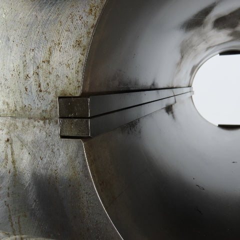 22"L x 29-1/2"W x 20-1/2" Steel Machined Top Riser Block Tube Support Fixture