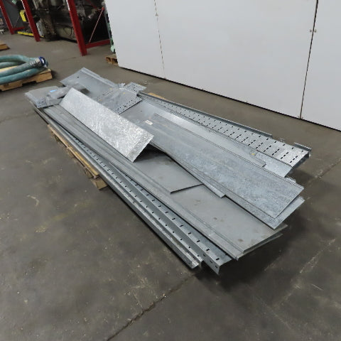 Click And Go 12" x 2" Galvanized Modular Cable Tray Misc. Lot 25+