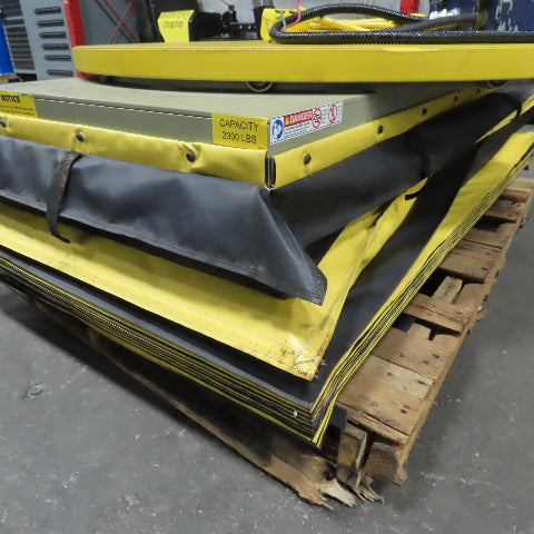 Southworth LSH2-64 53" x 24" Hydraulic Lift Turn Table 1 Ton 78"-12-1/2" Height 3Ph