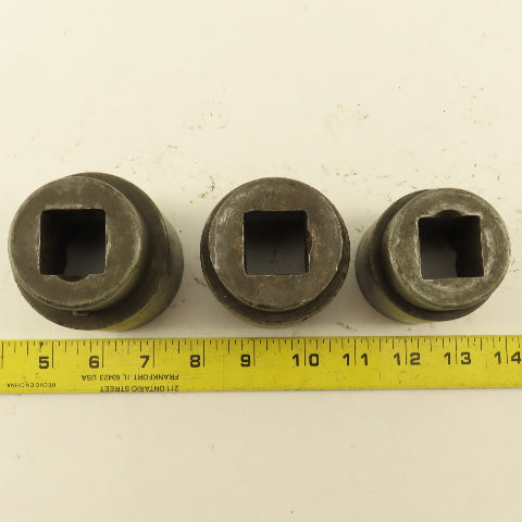 Snap-On LDH-583 LDH-603 LDH-523 Standard Socket 1" Drive 12 Point Lot Of 3
