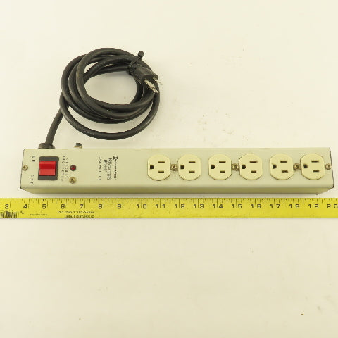 Intermatic IG2066 15 Amp 125V 60Hz Industrial Grade Surge Suppressor Strip
