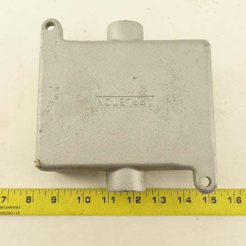 Appleton 2 Gang Electrical Receptacle Box Hazardous Location HAZLOC