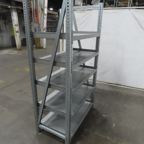 Heavy Duty Industrial 5 Adjustable Shelf Shelving Unit 43-3/4"Wx24"Dx79"H
