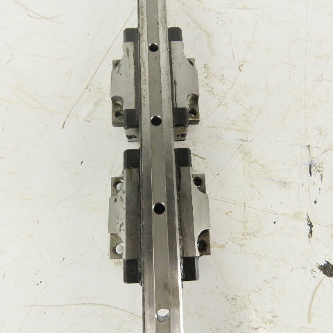 Rexroth R165121320 687mm Long Linear Rail W/(2) Bearing Blocks