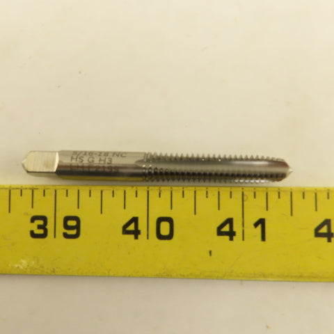 Vermont 5/16"-18 GH-3 LEFT Hand Plug Tap 4 Flute Pointed Lot Of 11