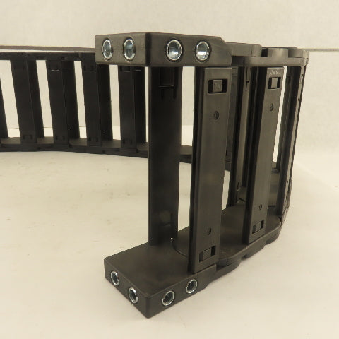 Igus 220.01 4" x 1" Pass Thru Cable Hose Carrier Drag Energy Chain 40"