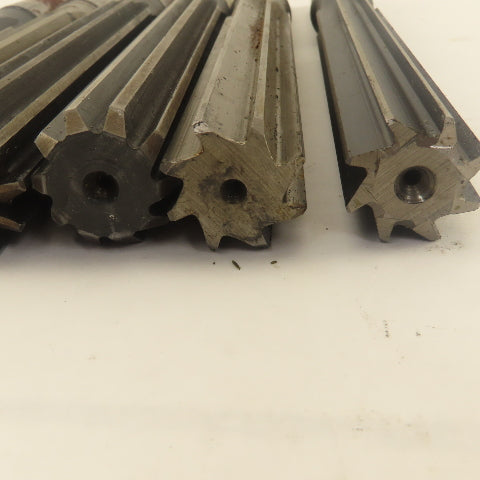 Mixed Size Morse Taper 3 MT3 Reamer Straight Flute 29/32", 15/16" Lot Of 6