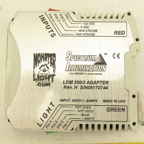 Spectrum Illumination LDM 350/2 Adapter 24VDC 0.5A Lot Of 2