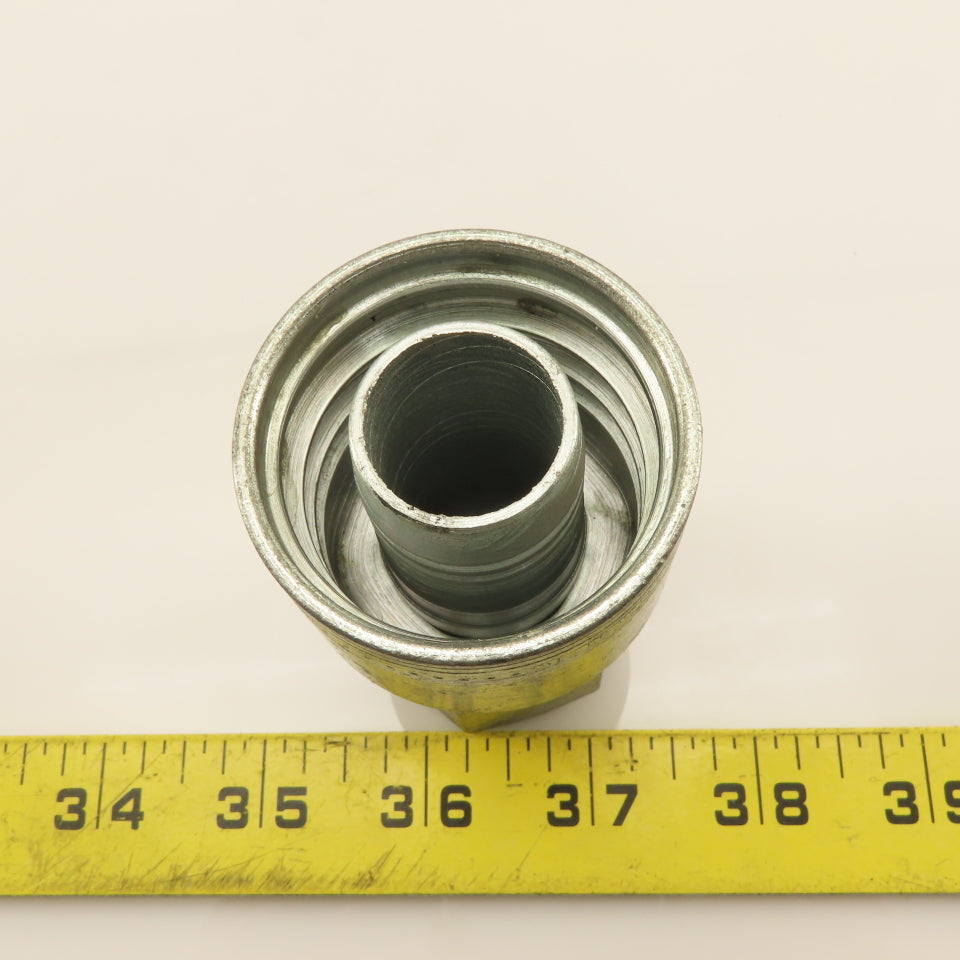 Eaton 1AA16FJ16 Hydraulic Crimp Straight Fitting (-16 ) Hose x 1-5/16 JIC Swivel