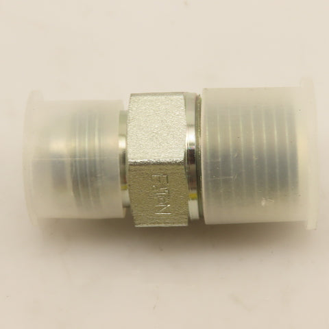 Eaton 3/4" JIC Male Flare Straight Fitting 1/2"-14 NPT Adaptor