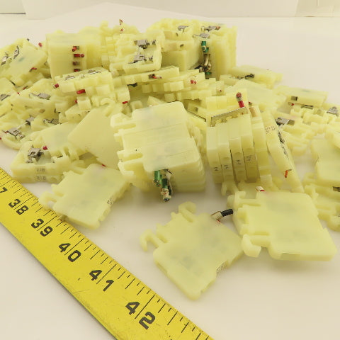 Allen Bradley Bul 1492 Style H 1492-H Din Mount Terminal Block Lot Of 100