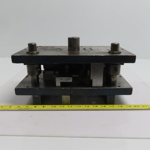 2 Post Punch Press Die Set/Shoe 7-7/8" FB x 14" W 5-5/8" Throat