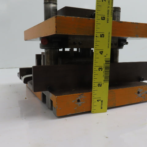 Double Sided Offset Post Punch Press Die/Shoe Set 9-1/2" FB x 8" W 5-1/8" Throat