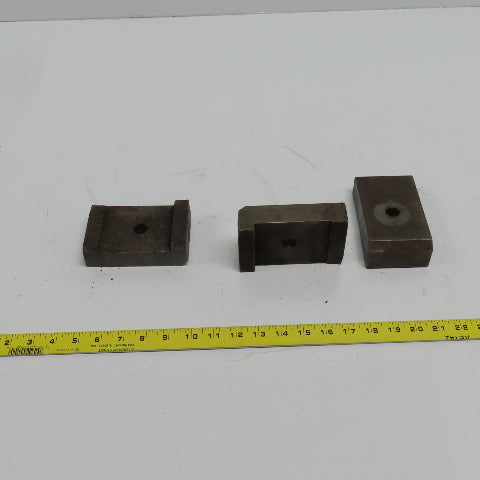 5" x 3" x 1-1/8" Heel Fixture Clamp Strap 5/8" Bolt Hole Lot Of 3