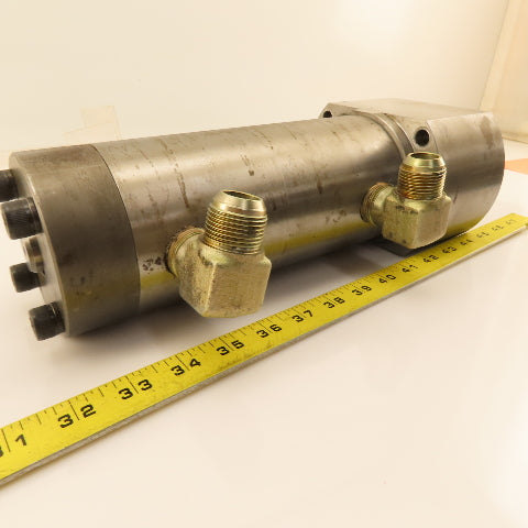 Custom Heavy Duty Double Ended Stroke Hydraulic Cylinder 2-1/2" x 3" Stroke