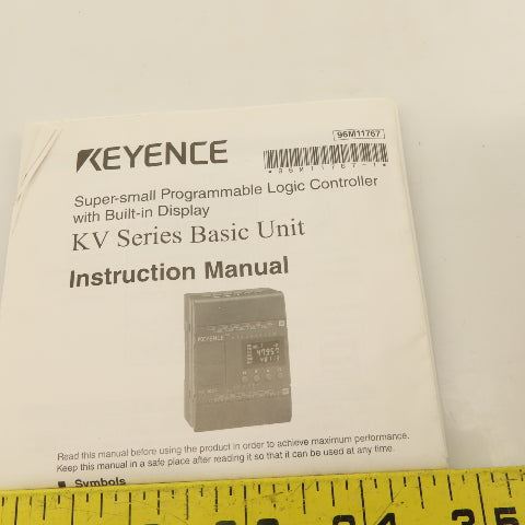 Keyence KV40DT PLC Base Unit 24 Input 16 Sink Output 24DC Type
