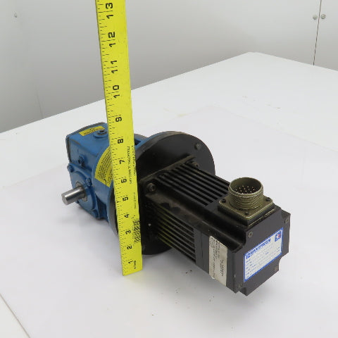 Emerson NH015A949-1 240VAC 1.01HP Servo Motor W/Right Angle Gearbox 15:1 Ratio