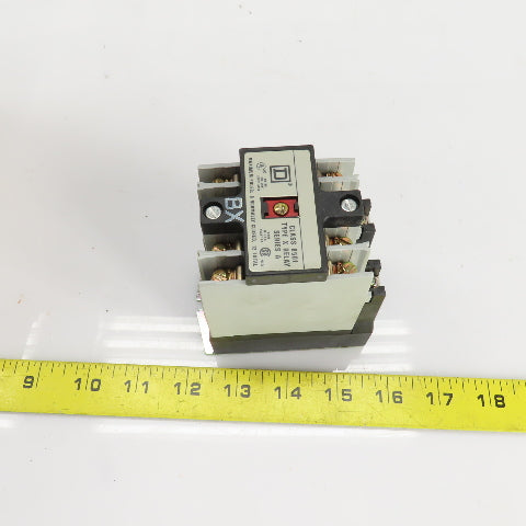 Square D 00122 X030V02 Ser. A Class 8501 AC Control Relay 120V Coil