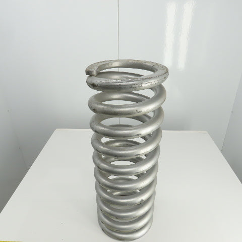 Silver Compression Spring 28" L x 7-3/8" ID x 10-3/8" OD x 1-1/2" Wire