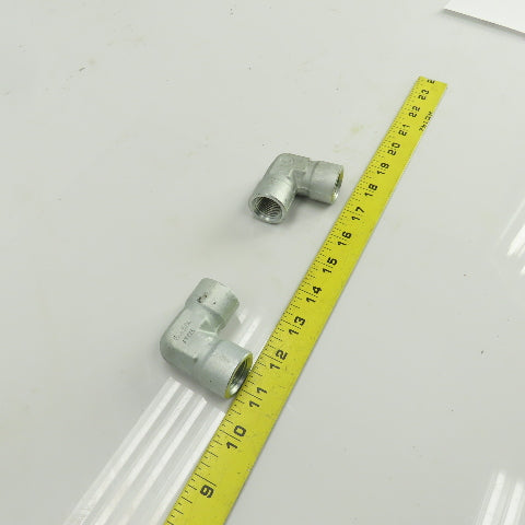 Swagelok Cajon 1/2" NPT Steel Female 90° Elbow Lot Of 2