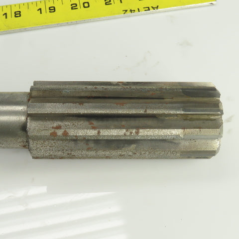 Hannibal 400 1.7330" Diam Straight 10 Flute Carbide Tipped Chucking Reamer