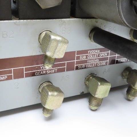 Nachi SL-G01-C6-GR-D2-11 2, 3 Position Hydraulic Solenoid Valve Bank Manifold