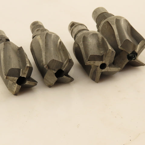 Msc. HSS Counterbore Pilot Hole RB Radial Drive 4 Flute 7/8" To 1-1/8" Lot of 8