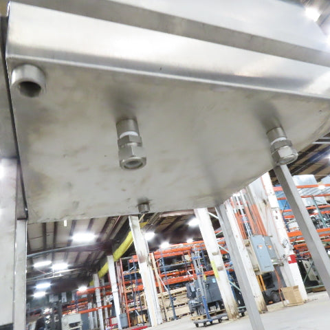 24 Gallon Stainless Steel Gravity Fed Testing Tank Fixture On Stand