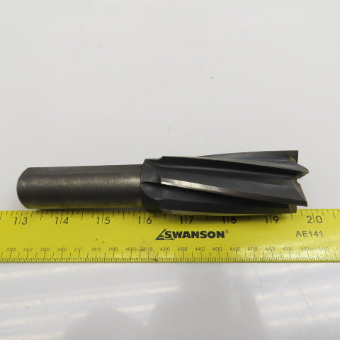1-7/16" Diam. 6 Flute Spiral End Mill 1" Shank 3" LOC 6-1/4" OAL