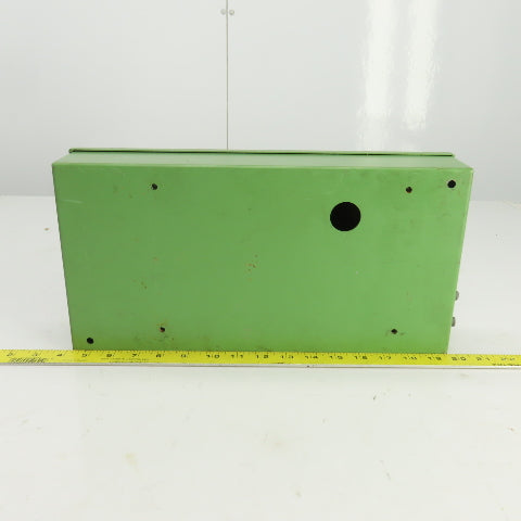 15-3/4" L x 8" W x 3" D Machine Mounted Electrical Enclosure W/Backplate