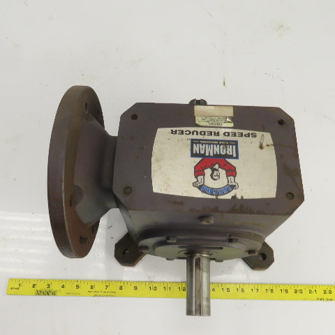 Leeson W6320186 Iron Man 15:1 Ratio Gear Box W/Thru Shaft 3.590HP 1688 LB Torque