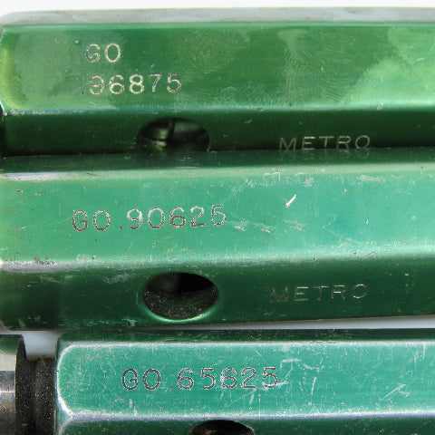 Metro Go Pin Gage .28125 To .96875 Lot of 6