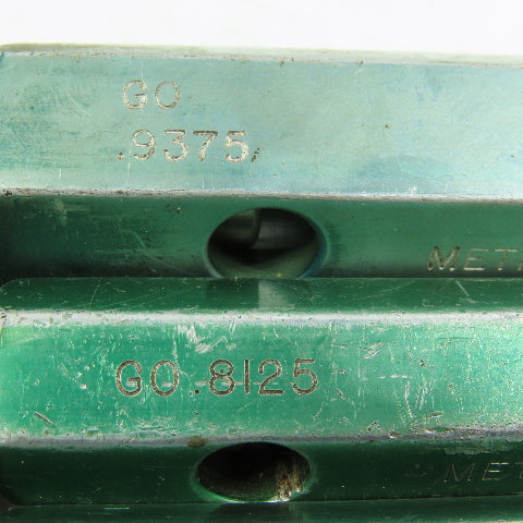 Metro Go Pin Gage .4375 To .9375 Lot of 4