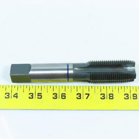 Accupro 09224858 3/4"-10 UNF Plug Tap Straight 4 Flute Blue Band Stainless Steel