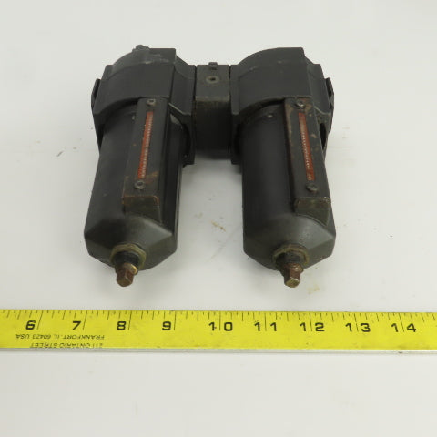 Excelon L74M-3AP-QDN Pneumatic Lubricator & F74G-4AN-AD3 Filter Assembly 250 PSI