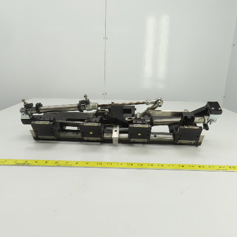 2 Section Rotating 4 Station Pick And Place Robot Arm Fixture