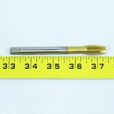 LMT-Fette 1/2"-20 Spiral Bottoming Tap 4 Flute HSS-E-PM TiN Coated Coolant Fed