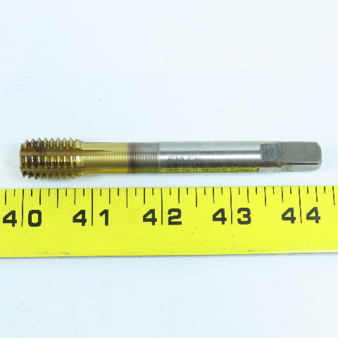 Emuge CW10F0005015 5/8"-11 Thread Forming Roll Tap 6 Groove TiN Coolant Fed