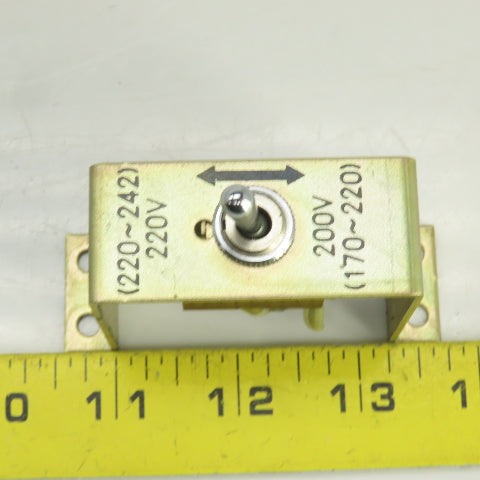 Voltage Selector Toggle Switch 220-242VAC / 170-220VAC