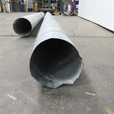 6" Spiral Lock Seam Spiral Duct Galvanized 9' And 7' Length 26 Gauge Lot Of 2