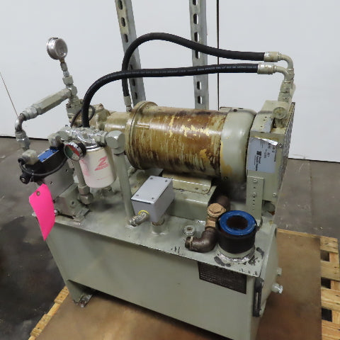 Yuken A16-F-R-01-H-S-K32950 Hydraulic Power Unit 208-230/460V 3Hp 7.0GPM 20USG