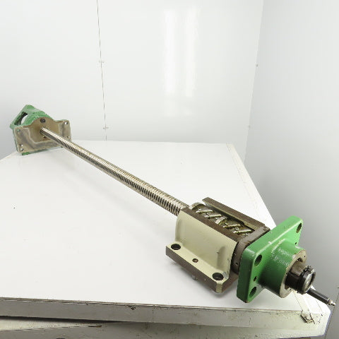 Leblond Makino FNC106 X-Axis Ball Screw & Nut Assy. 41-5/16" Travel W/Mount