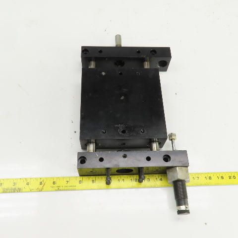PHD BS061X2-D 6-3/4"x 6-3/4" Base Slide Assembly 2-1/8" Stroke W/Adjustable Stop