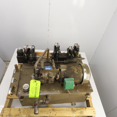 Daikin Y473048B-4 1.5Kw 16 Gallon Hydraulic Power Unit 200-220V W/V15A1RY-85