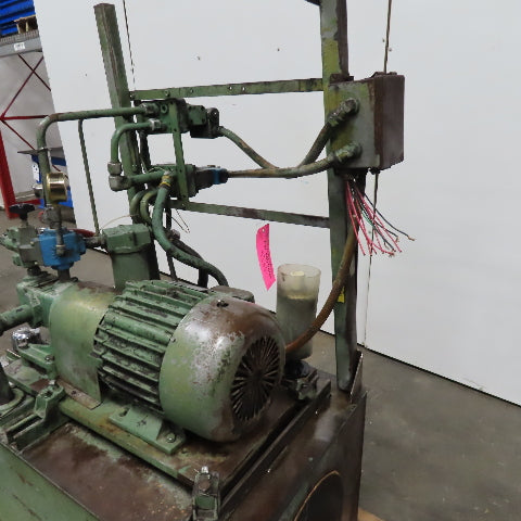 Vickers 2S84-865 Hydraulic Power Unit 3Hp 230/460V 3Ph 36 Gallon Tested