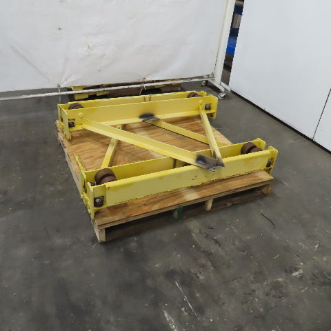 Steel Bridge Crane End Trucks For 3-1/2" I-Beam Lot Of 2