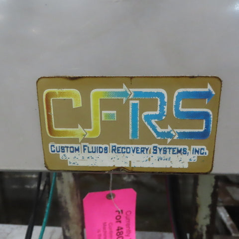 Custom Fluid Recovery Systems Inc. 93 Gallon Tool Coolant Receiver Tank Pump 1Hp