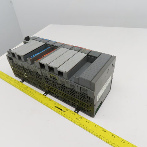 Allen Bradley SLC500 PLC Input Output CPU Chassis 10 Slot Ser. E Rev. 8